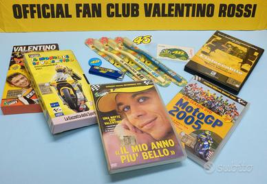 Lotto collezione oggettistica Valentino Rossi dvd