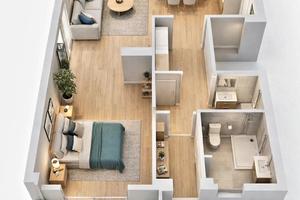 TRILOCALE 100 mq/ VERANDA VIVIBILE/ 2 BALCONI