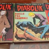 DIABOLIK anni XI & XII vintage