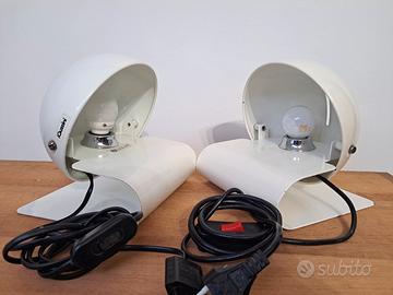Coppia lampade iGuzzini “Bugia” vintage anni 70
