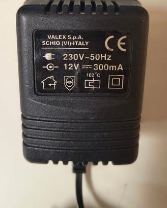 Alimentatore Valex, 12V - 300mA - 230v-50Hz