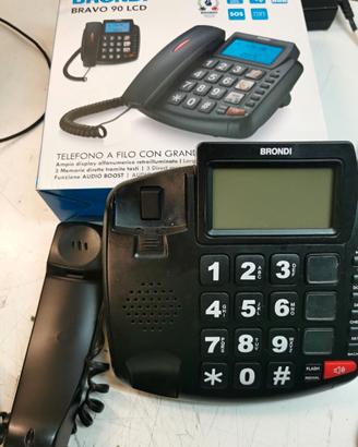 BRONDI BRAVO 90 LCD TELEFONO TASTI GRANDI