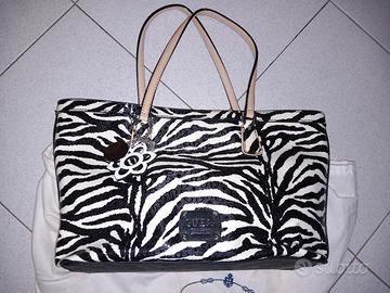 guess borsa zebrata nuova