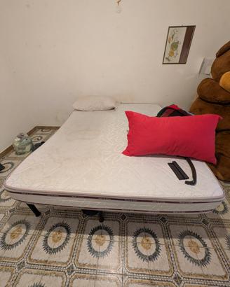 2 materassi 1 rete matrimoniale 