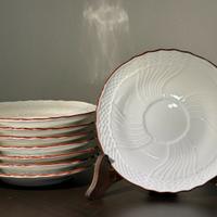 Set di 8 piattini da caffè “Vecchio Ginori”