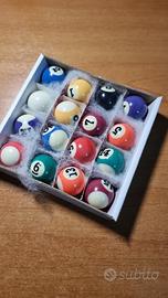 Set Mini Palline da Biliardo Decorative