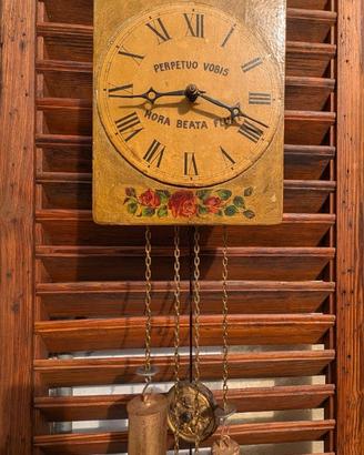 orologio a pendolo  in legno