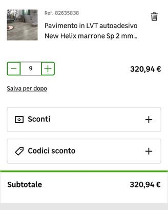 Pavimento pvc adesivo