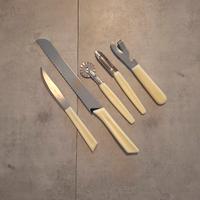 Set Accessori Coltelli Cucina Acciaio Inox