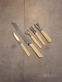 Set Accessori Coltelli Cucina Acciaio Inox