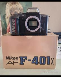 Nikon F401-F601 piu obiettivi fondo di magazzino 