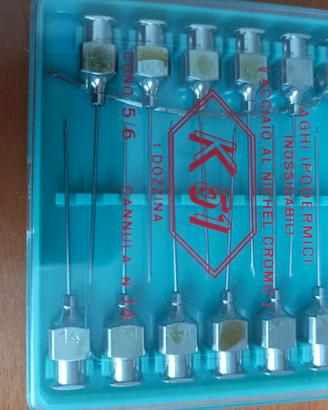 aghi ipodermici in acciaio k51