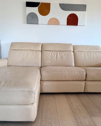 Divano in pelle Chateau d'ax
