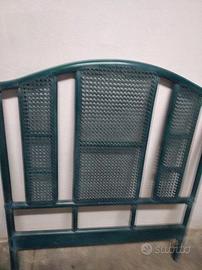 LETTO SINGOLO IN RATTAN
