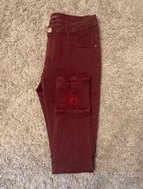 Jeans bordeaux vintage Max & Liu