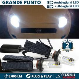 KIT Luci LED H4 CANBUS PER Fiat Grande Punto 6500K