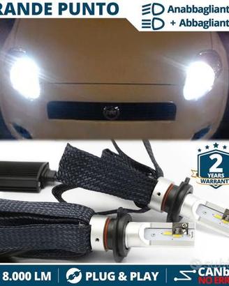KIT Luci LED H4 CANBUS PER Fiat Grande Punto 6500K