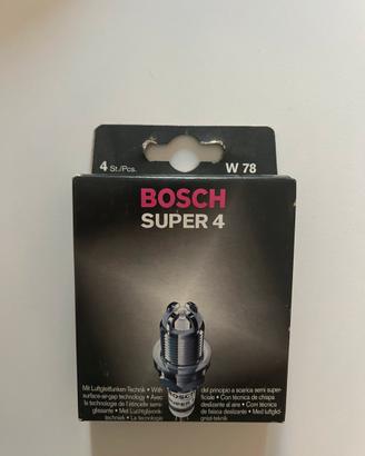 Set 4 Candele Auto Bosch Super 4 W 78