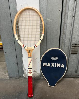 Racchetta da Tennis Vintage in Legno Maxima