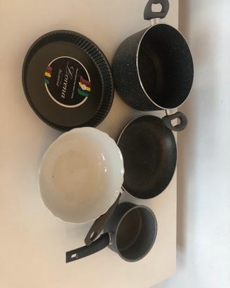 Set cucina induzione + tortiera 26 cm e ciotola