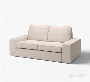 Divano Ikea Kivic 2 posti beige chiaro