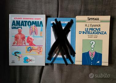 2 Libri - Anatomia, intelligenza 