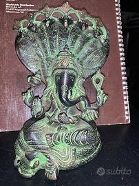 SRI GANESH statua in bronzo massiccio