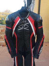 tuta moto 48 intera in pelle spyke sport motori
