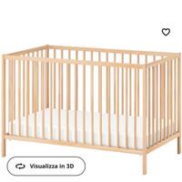Lettini ikea sbarre con paracolpi