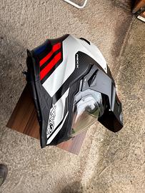 NEXX X.WED 2 VAAL CARBON CASCO NERO/ROSSO/BLU