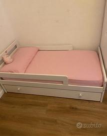 LETTO BAMBINO 70 X 140 + CASSETTONE + MATERASSO