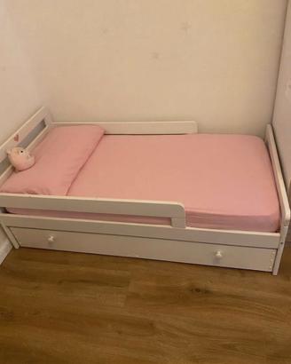LETTO BAMBINO 70 X 140 + CASSETTONE + MATERASSO