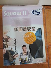 porta bebe fascia con bretelle