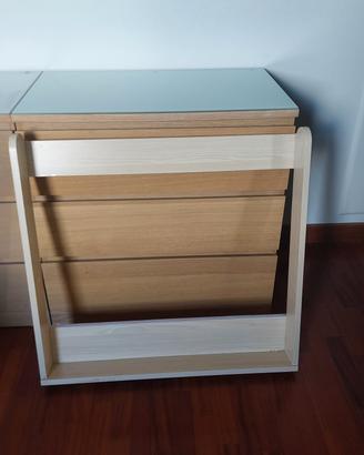 Adattatore fasciatoio per Cassettiera Ikea Malm