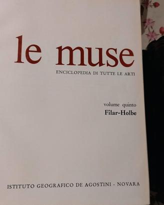 LE MUSE enciclopedia Istituto Geografico De Agosti