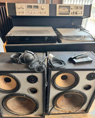 Hi fi vintage con mobile pioneer