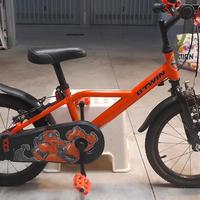 bici bambino 4/6 anni btwin 16"