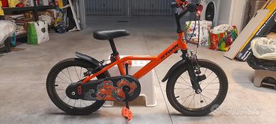 bici bambino 4/6 anni btwin 16"