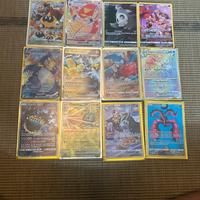 Lotto carte rare ar e super rare pokemon