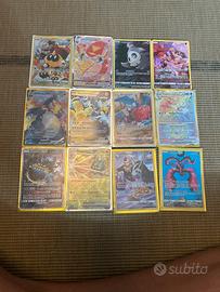Lotto carte rare ar e super rare pokemon