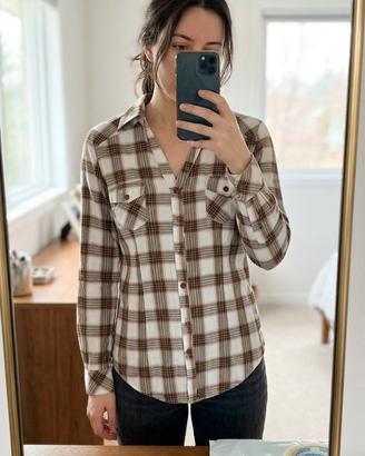 camicia a quadri donna