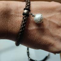 bracciali in cuoio intrecciato