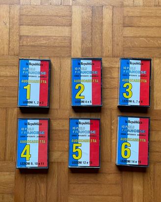 6 audiocassette Zanichelli - corso di francese