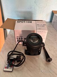2x Eurolite LED IP Spot-15W RGBW