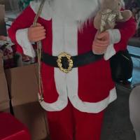 Babbo Natale suono e movimento alto 150 cm.