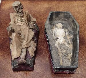 Statua Cripta Lapide 2 Modelli HORROR Si Apre