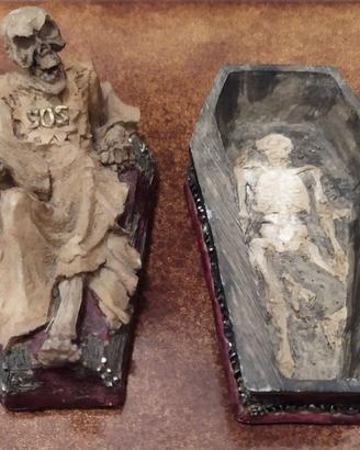 Statua Cripta Lapide 2 Modelli HORROR Si Apre