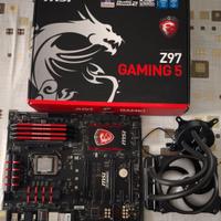 Kit scheda madre Msi, i7 , RAM , dissipatore