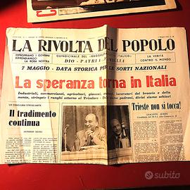 la rivolta del popolo edizione straordinaria 1972