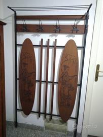 Appendiabiti vintage da parete